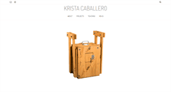 Desktop Screenshot of kristacaballero.com